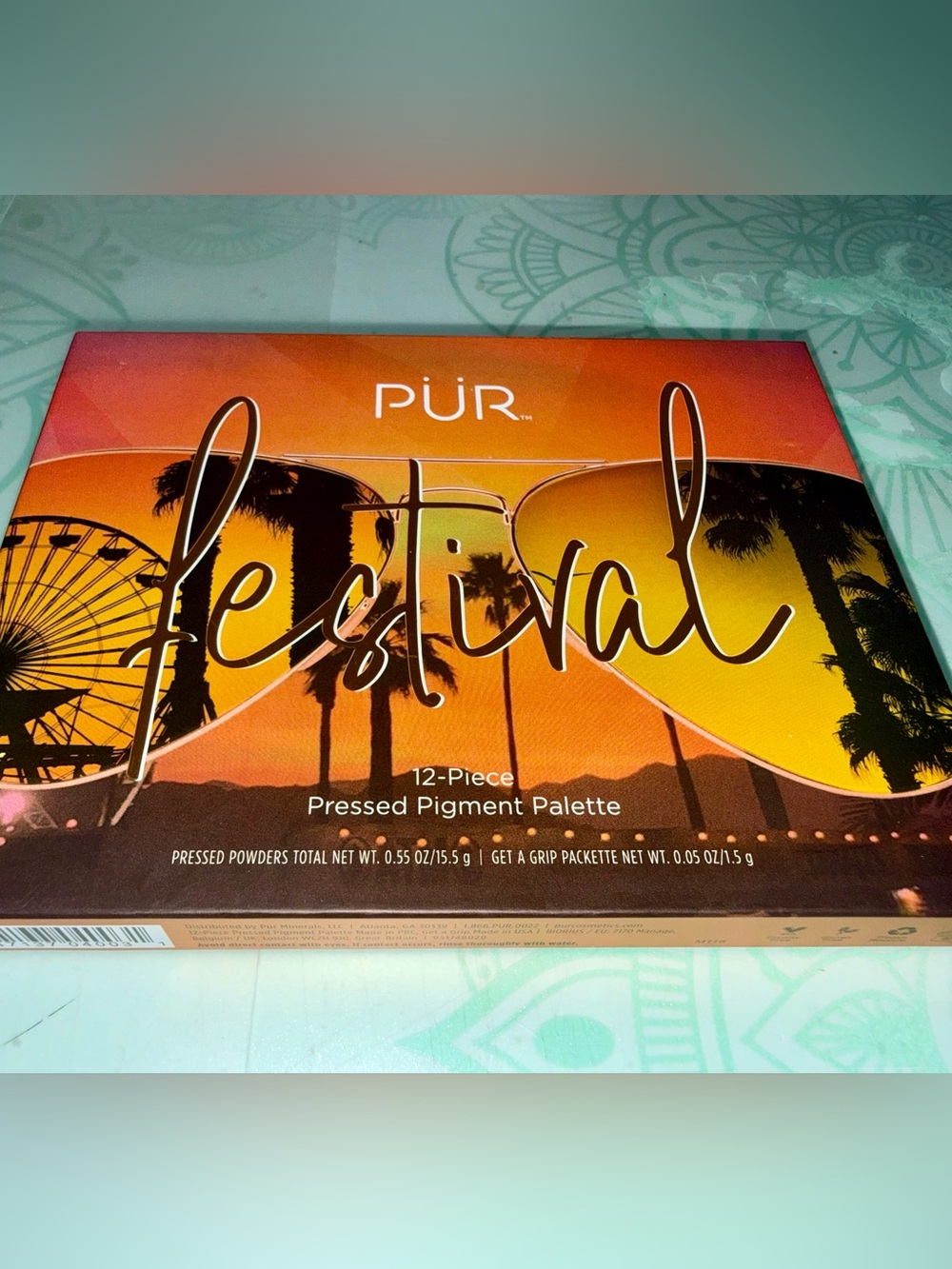 PÜR Festival 12-Piece Pressed Pigment Palette